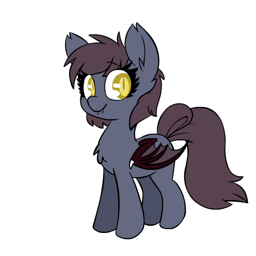 Size: 500x500 | Tagged: safe, artist:deadlycomics, oc, oc only, oc:ventress, species:bat pony, species:pony, animated, bat pony oc, blank flank, blinking, chest fluff, cute, ear fluff, ear tufts, eeee, eyes closed, fangs, female, floppy ears, frame by frame, gif, happy, hnnng, looking at you, mare, ocbetes, open mouth, raised hoof, raised leg, rawr, roar, simple background, skree, smiling, smiling at you, solo, spread wings, standing, sweet dreams fuel, transparent background, weapons-grade cute, wings