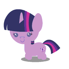 Size: 225x225 | Tagged: safe, artist:twitchy-tremor, character:twilight sparkle, animated, cute, female, gif, simple background, squishy, transparent background