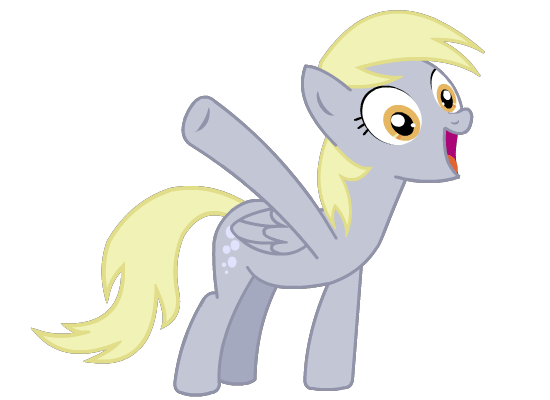 Size: 550x400 | Tagged: safe, artist:twitchy-tremor, character:derpy hooves, species:pegasus, species:pony, animated, ditzy doo, female, gif, hooves, simple background, transparent background, waving