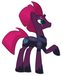 Size: 1000x1207 | Tagged: safe, artist:prism note, character:tempest shadow, my little pony: the movie (2017), armor, broken horn, crest, eye scar, female, scar, solo