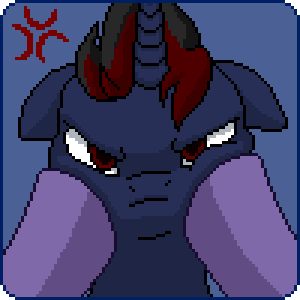 Size: 300x300 | Tagged: safe, artist:imreer, oc, oc only, species:earth pony, species:pony, species:unicorn, angry, animated, cheek squish, cross-popping veins, earth pony oc, female, floppy ears, grumpy, hooves, horn, looking at you, mare, solo, squishy cheeks, unicorn oc, ych result