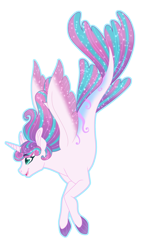 Size: 1440x2560 | Tagged: safe, artist:djspark3, character:princess flurry heart, species:pony, species:seapony (g4), female, mare, older, older flurry heart, seaponified, simple background, smiling, solo, species swap, transparent background