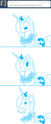 Size: 531x1280 | Tagged: safe, artist:tootootaloo, character:princess luna, episode:friendship is magic, g4, my little pony: friendship is magic, ask princess luna, comic, eating, flower, herbivore, horses doing horse things, s1 luna, wreath