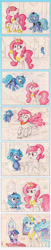 Size: 1226x6042 | Tagged: safe, artist:nancyksu, character:princess celestia, character:princess luna, character:twilight sparkle, species:pony, bittersweet, cewestia, comic, female, filly, filly twilight sparkle, flashback, glowing eyes, headcanon, lonely, memories, pink-mane celestia, reality ensues, royal sisters, sad, sadness, sisters, traditional art, trance, woona, younger