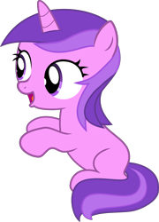 Size: 3000x4166 | Tagged: safe, artist:dusk2k, character:amethyst star, character:sparkler, species:pony, female, filly, simple background, solo, transparent background, vector, younger