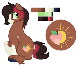 Size: 970x828 | Tagged: safe, artist:zafara1222, base used, oc, oc:southern comfort, parent:cherry jubilee, parent:trouble shoes, parents:cherryshoes, species:earth pony, species:pony, blaze (coat marking), female, mare, offspring, reference sheet, simple background, sitting, socks (coat marking), solo, transparent background, unshorn fetlocks
