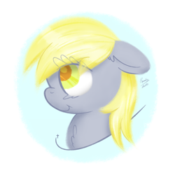 Size: 1748x1748 | Tagged: safe, artist:squeaky-belle, character:derpy hooves, species:pony, art, derpy day, derpy day 2019, female, mare, signature, solo