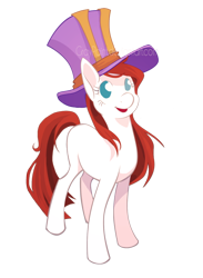 Size: 1084x1484 | Tagged: safe, artist:graypaint, oc, species:earth pony, species:pony, clothing, hat, solo, top hat