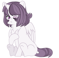 Size: 1712x1704 | Tagged: safe, artist:rosebuddity, oc, oc:morning star, parent:fluttershy, parent:twilight sparkle, parents:twishy, species:alicorn, species:pony, female, magical lesbian spawn, mare, offspring, simple background, solo, transparent background