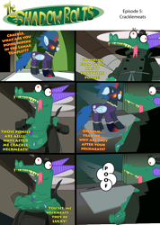 Size: 3270x4599 | Tagged: safe, artist:pipersack, character:crackle, species:dragon, comic, invader zim, shadowbolts