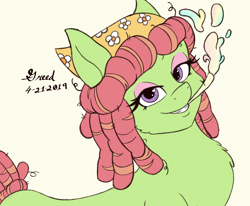 Size: 1864x1536 | Tagged: safe, artist:greed, character:tree hugger, species:pony, 420, 420 blaze it, colored, digital art, drugs, female, smoking, solo