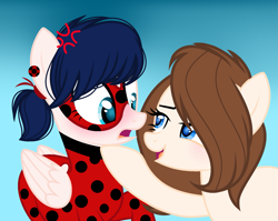 Size: 1943x1543 | Tagged: safe, artist:parisa07, base used, oc, species:earth pony, species:pony, female, mare, miraculous ladybug, ponified