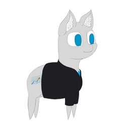 Size: 1000x1000 | Tagged: safe, artist:shoophoerse, oc, species:earth pony, species:pony, business suit, clothing, simple background, solo, suit, white background