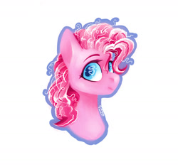 Size: 1275x1200 | Tagged: safe, artist:livzkat, character:pinkie pie, species:pony, female, my little pony, pink, solo