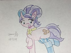 Size: 2048x1536 | Tagged: safe, artist:gmangamer25, character:cookie crumbles, species:pony, solo, traditional art