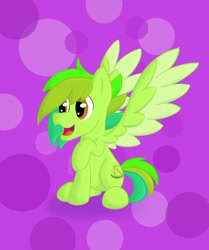 Size: 818x977 | Tagged: safe, artist:exobass, oc, species:pegasus, species:pony, big wings, green, lime, male, solo, wings