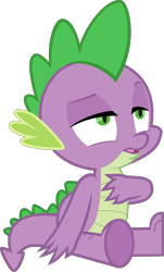 Size: 3627x6000 | Tagged: safe, artist:dusk2k, character:spike, species:dragon, episode:tanks for the memories, g4, my little pony: friendship is magic, absurd resolution, male, simple background, solo, transparent background, vector