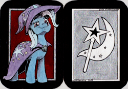 Size: 1000x700 | Tagged: safe, artist:reptilianbirds, character:trixie, species:pony, species:unicorn, female, mare, smiling, solo