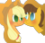 Size: 1280x1224 | Tagged: dead source, safe, artist:mcnuggyy, artist:xsugarcrystalx, character:applejack, character:caramel, ship:carajack, art theft, female, male, shipping, straight, trace