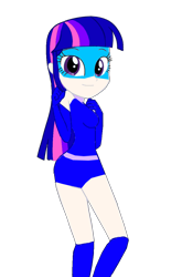 Size: 726x1101 | Tagged: safe, artist:supersamyoshi, character:twilight sparkle, species:human, my little pony:equestria girls, clothing, female, human coloration, leotard, magic gaia, simple background, solo, superhero, transparent background