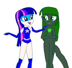 Size: 600x570 | Tagged: safe, artist:supersamyoshi, character:twilight sparkle, species:human, my little pony:equestria girls, 1000 hours in ms paint, gadilla, godzilla (series), human coloration, kaiju, magic gaia, simple background, superhero, transparent background