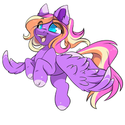 Size: 2587x2590 | Tagged: safe, artist:missclaypony, oc, species:pegasus, species:pony, female, flying, mare, simple background, solo, transparent background