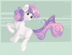 Size: 2560x1949 | Tagged: safe, artist:melloncollie-chan, character:sweetie belle, species:pony, species:unicorn, sweetie bot, cute, diasweetes, robot