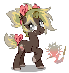 Size: 3300x3500 | Tagged: safe, alternate version, artist:oyks, oc, oc only, unnamed oc, species:bat pony, species:pony, bat pony oc, bat wings, bow, colored hooves, ear fluff, female, freckles, hair bow, looking at you, mare, multicolored hair, raised hoof, simple background, smiling, solo, tail bow, tail wrap, transparent background, wings