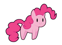 Size: 710x510 | Tagged: safe, artist:sauec, character:pinkie pie, female, simple background, solo, transparent background