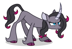 Size: 3200x2200 | Tagged: safe, artist:oyks, community related, character:oleander, species:pony, species:unicorn, them's fightin' herds, g4, female, simple background, solo, transparent background, vector