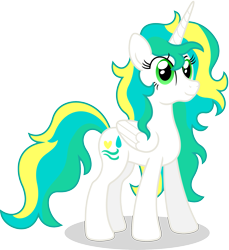 Size: 1885x2055 | Tagged: safe, artist:flashlighthouse, oc, oc only, oc:lagoon star, species:alicorn, species:pony, g4, alicorn oc, female, horn, simple background, solo, transparent background, wings
