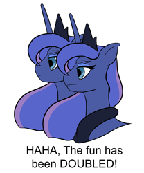 Size: 2559x3072 | Tagged: safe, artist:cocaine, character:princess luna, species:alicorn, species:pony, g4, meme, the fun has been doubled, wojak
