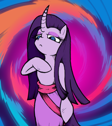 Size: 1590x1789 | Tagged: safe, artist:backgrounds-ponies, character:rarity, character:twilight sparkle, species:anthro, species:pony, species:unicorn, g4, female, fusion, solo