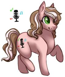 Size: 380x446 | Tagged: safe, artist:amiookamiwolf, oc, oc:accordion, parent:cheese sandwich, parent:pinkie pie, parents:cheesepie, species:pony, g4, female, filly, offspring, simple background, solo, transparent background