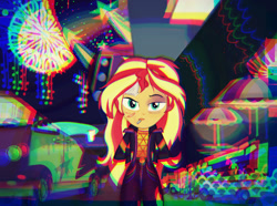 Size: 1019x757 | Tagged: safe, artist:samyvillaly, character:sunset shimmer, equestria girls:sunset's backstage pass, g4, my little pony: equestria girls, my little pony:equestria girls, spoiler:eqg series (season 2), drugs, female, smoking