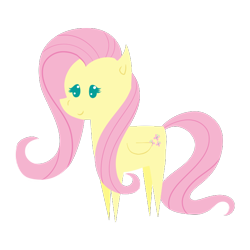 Size: 684x684 | Tagged: safe, artist:thebenalpha, character:fluttershy, character:shining armor, species:pegasus, species:pony, g4, bbbff, pointy ponies, simple background, solo, transparent background