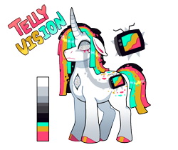 Size: 916x768 | Tagged: safe, artist:lastnight-light, oc, oc:telly vision, species:pony, species:unicorn, g4, female, mare, simple background, solo, transparent background