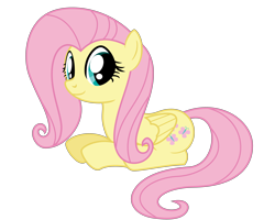 Size: 4096x3277 | Tagged: safe, artist:dashyoshi, character:fluttershy, species:pegasus, species:pony, g4, .svg available, looking at you, simple background, sitting, solo, transparent background, vector
