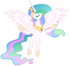 Size: 4000x3694 | Tagged: safe, artist:draikjack, character:princess celestia, species:pony, female, mare, simple background, solo, transparent background, vector