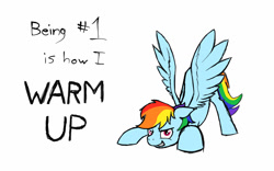 Size: 1280x800 | Tagged: safe, artist:topgull, character:rainbow dash, text