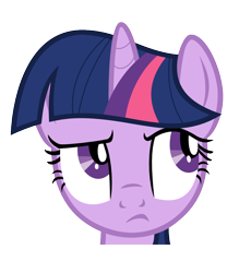 Size: 800x960 | Tagged: safe, artist:relaxingonthemoon, character:twilight sparkle, head, reaction image, simple background, svg, transparent background, vector