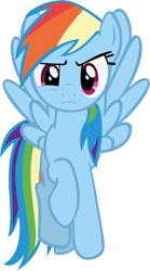 Size: 3253x5839 | Tagged: safe, artist:waranto, character:rainbow dash, simple background, transparent background, vector
