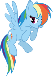 Size: 2138x3089 | Tagged: dead source, safe, artist:waranto, character:rainbow dash, species:pegasus, species:pony, female, flying, mare, simple background, solo, transparent background, vector