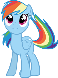 Size: 4358x5812 | Tagged: safe, artist:waranto, character:rainbow dash, absurd resolution, female, simple background, solo, transparent background, vector