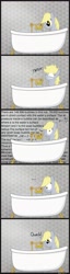 Size: 1100x4271 | Tagged: safe, artist:manateemckenzie, character:derpy hooves, species:pegasus, species:pony, bath, comic, female, mare