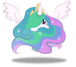 Size: 4724x4134 | Tagged: safe, artist:zackira, part of a set, character:princess celestia, species:pony, absurd resolution, cute, cutelestia, female, hair over one eye, mare, simple background, solo, sphere ponies, transparent background