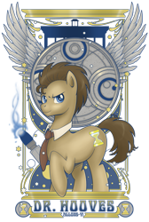 Size: 537x800 | Tagged: safe, artist:hezaa, character:doctor whooves, character:time turner