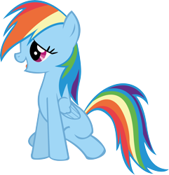 Size: 5400x5611 | Tagged: safe, artist:waranto, character:rainbow dash, species:pegasus, species:pony, episode:griffon the brush-off, g4, my little pony: friendship is magic, absurd resolution, female, simple background, solo, transparent background, vector