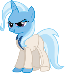 Size: 2874x3247 | Tagged: safe, artist:smashinator, character:trixie, species:pony, species:unicorn, g4, clothing, crossover, female, high res, left 4 dead 2, mare, nick, simple background, solo, transparent background