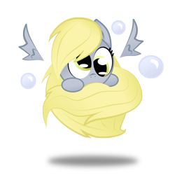 Size: 3508x3508 | Tagged: safe, artist:zackira, part of a set, character:derpy hooves, species:pegasus, species:pony, cute, female, high res, mare, solo, sphere ponies
